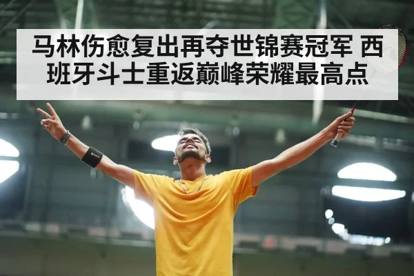 马林伤愈复出再夺世锦赛冠军 西班牙斗士重返巅峰荣耀最高点